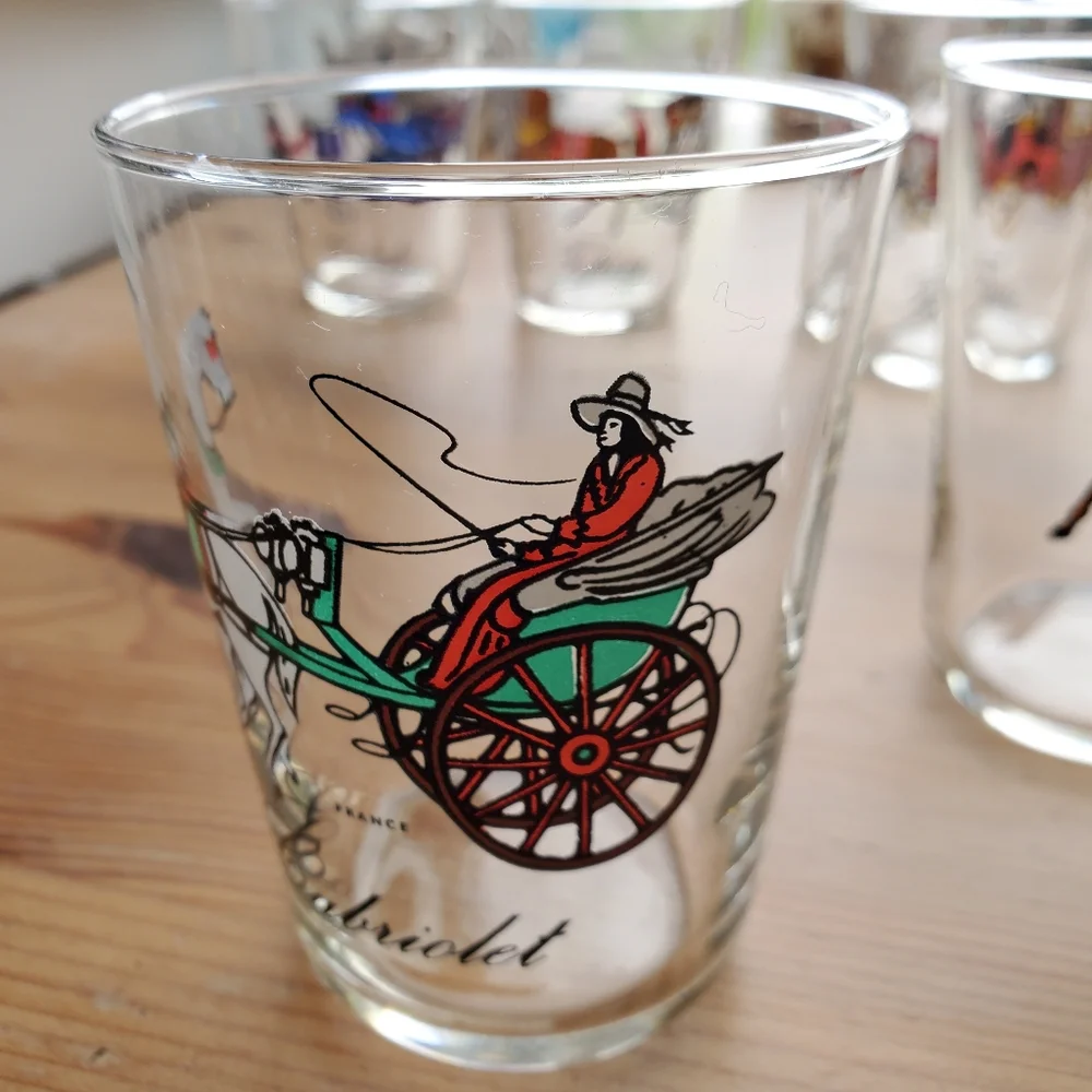 Vintage drinking glasses